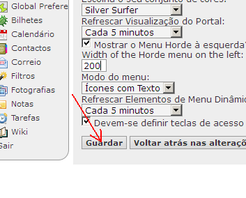 Substitui-se o valor por um ligeiramente superior (se pretender aumentar a largura), ou diminuir (caso contrário). Carrega-se por fim em guardar...